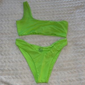 Oh Polly green bikini set